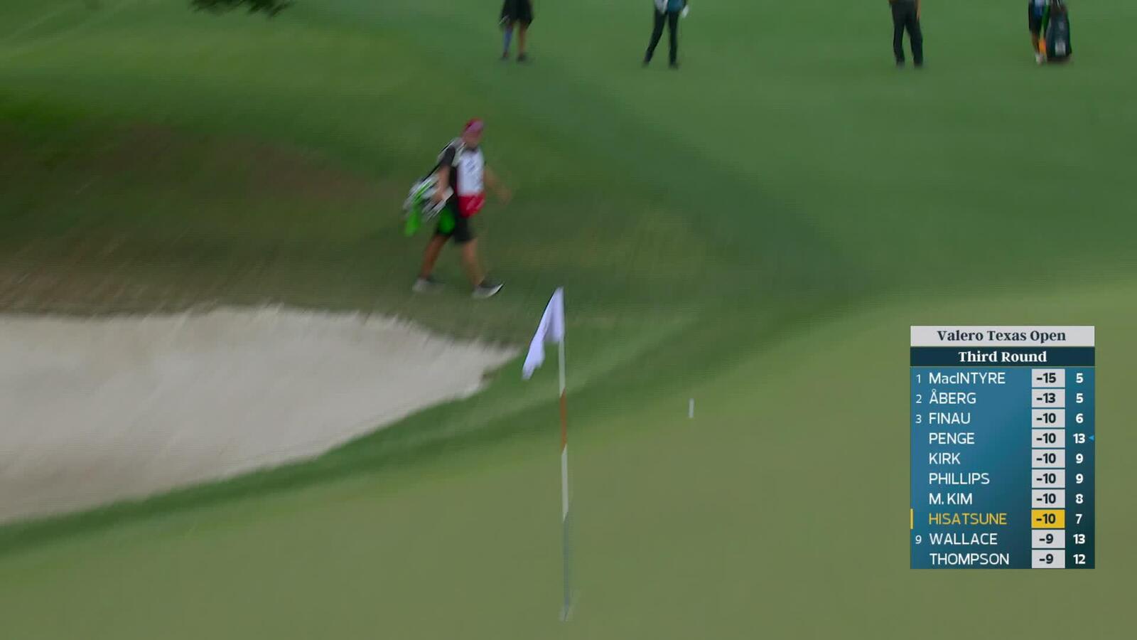 Ryo Hisatsune drains 10-foot birdie putt on No. 8 at Valero