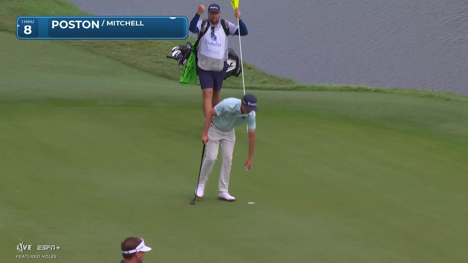 J.T. Poston nearly makes ace at Zurich Classic