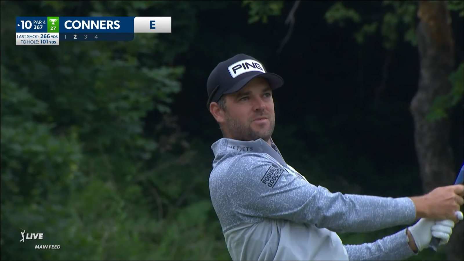 Corey Conners' perfect backspin sets up tap-in birdie at RBC Canadian