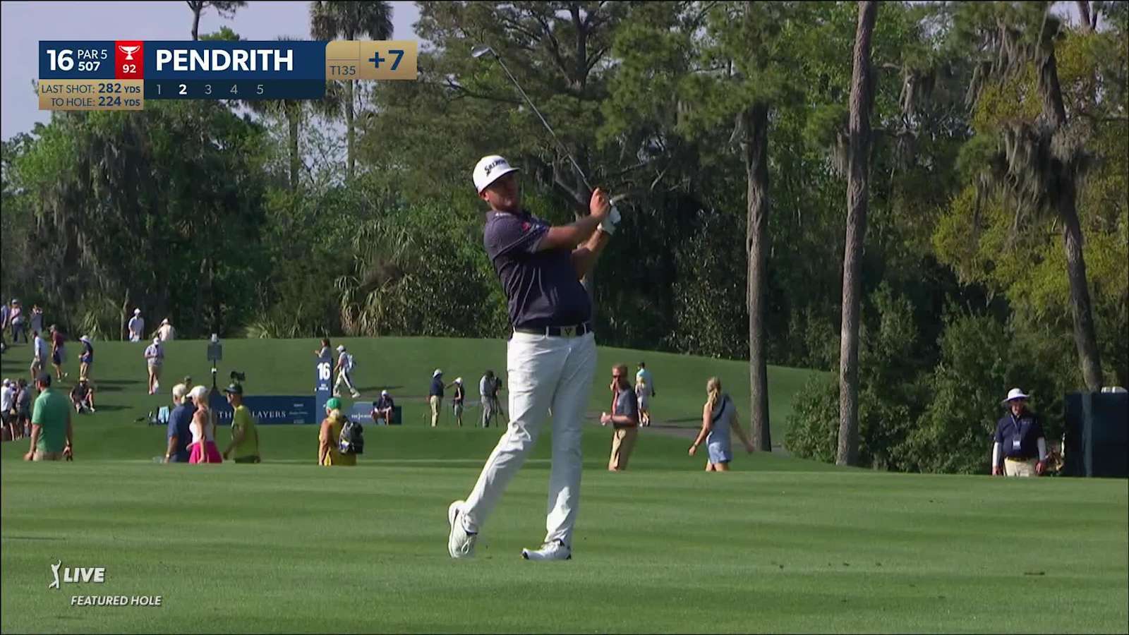 Taylor Pendrith makes birdie at THE PLAYERS