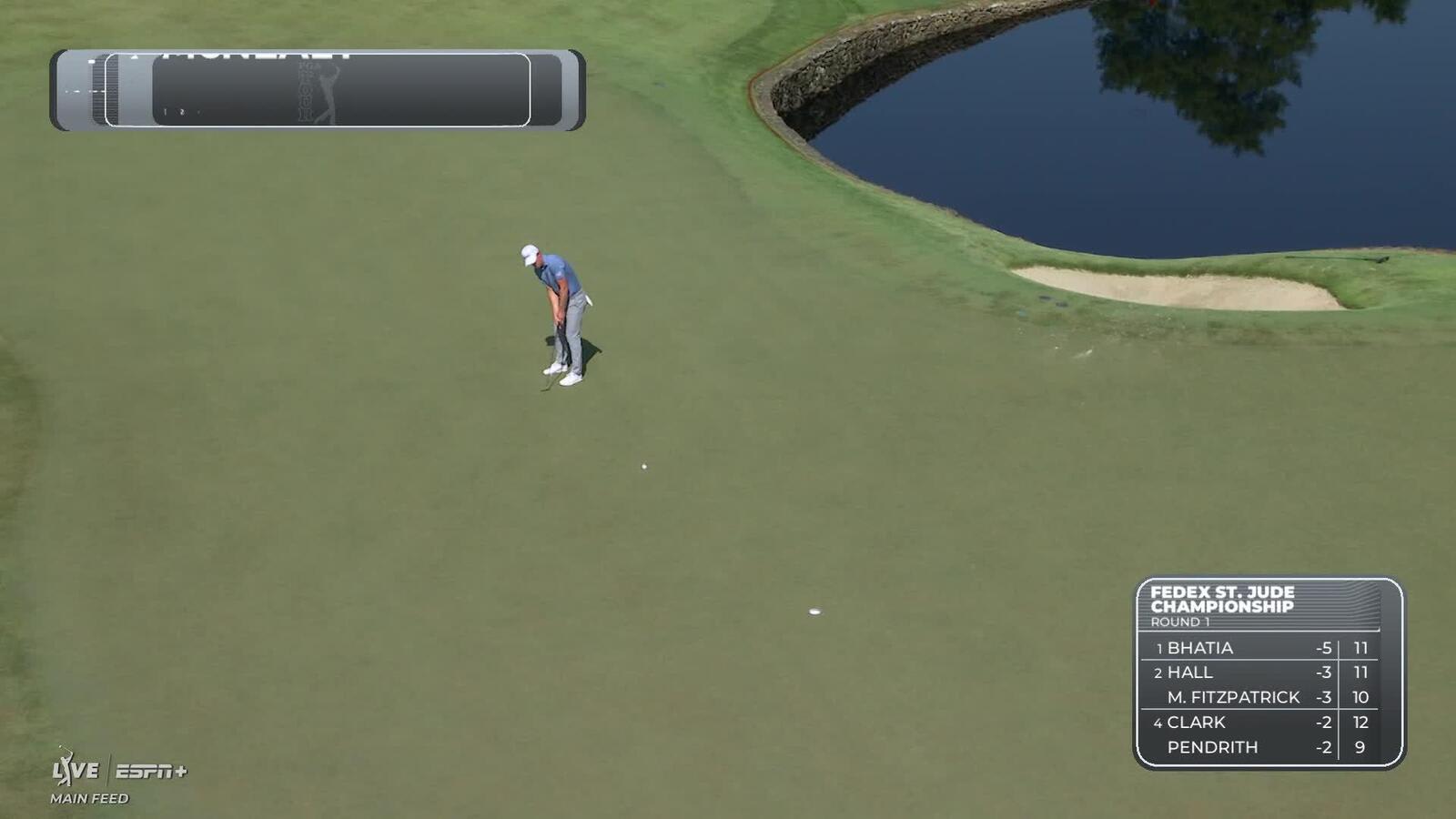 Maverick McNealy makes birdie on No. 4 at FedEx St. Jude