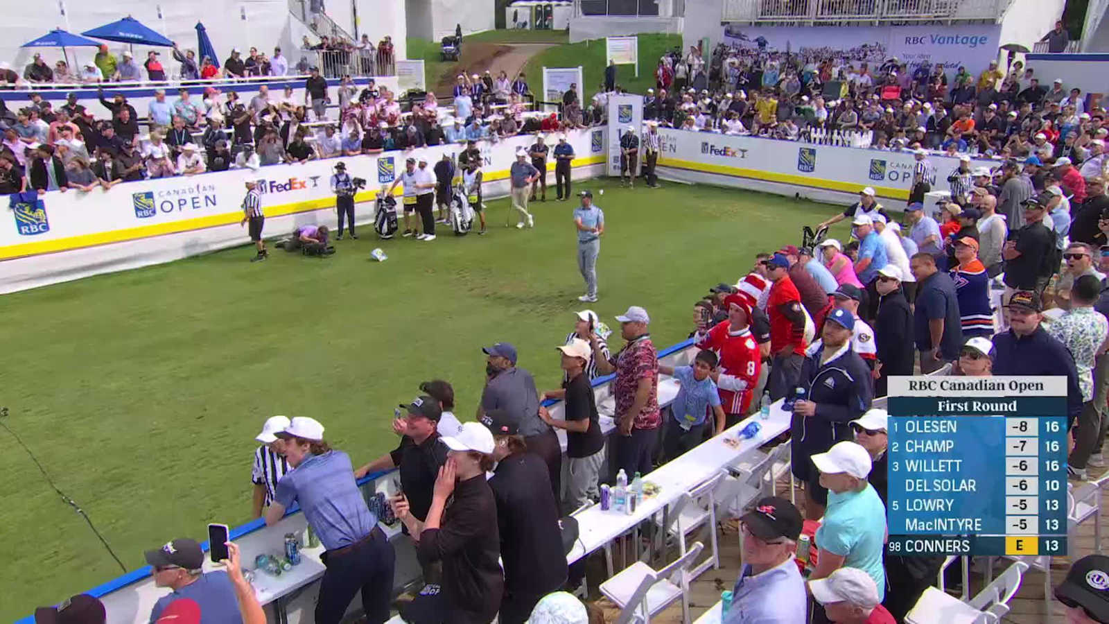 Corey Conners makes birdie on No. 14 at RBC Canadian