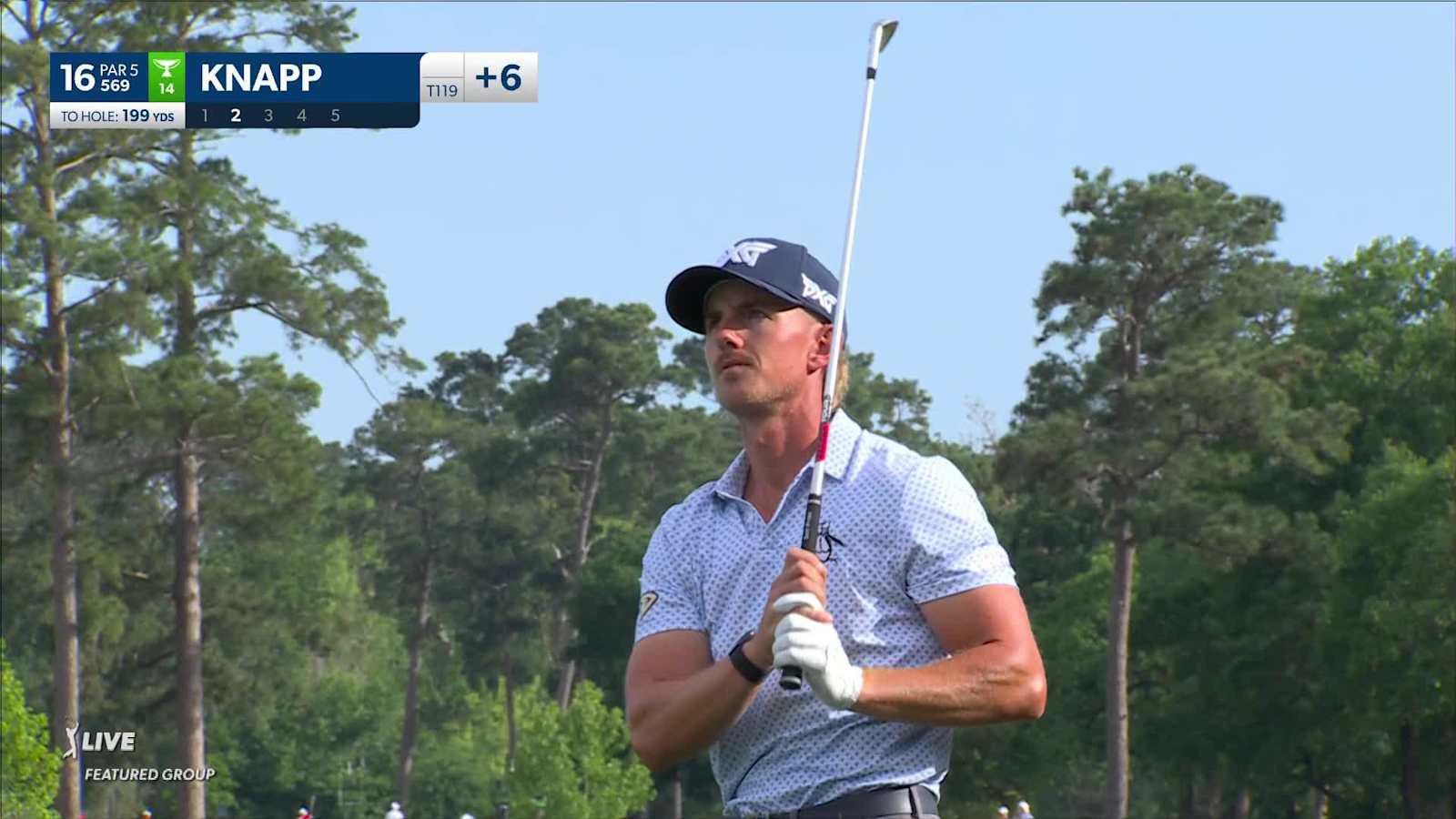 Jake Knapp cards birdie at Houston Open