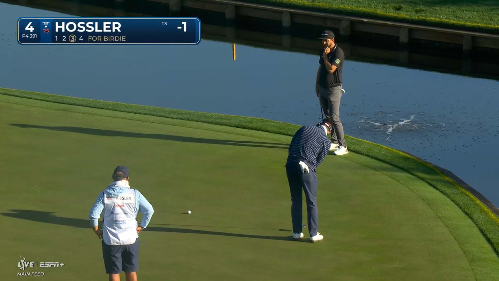 Beau Hossler cards putt for birdie at THE PLAYERS