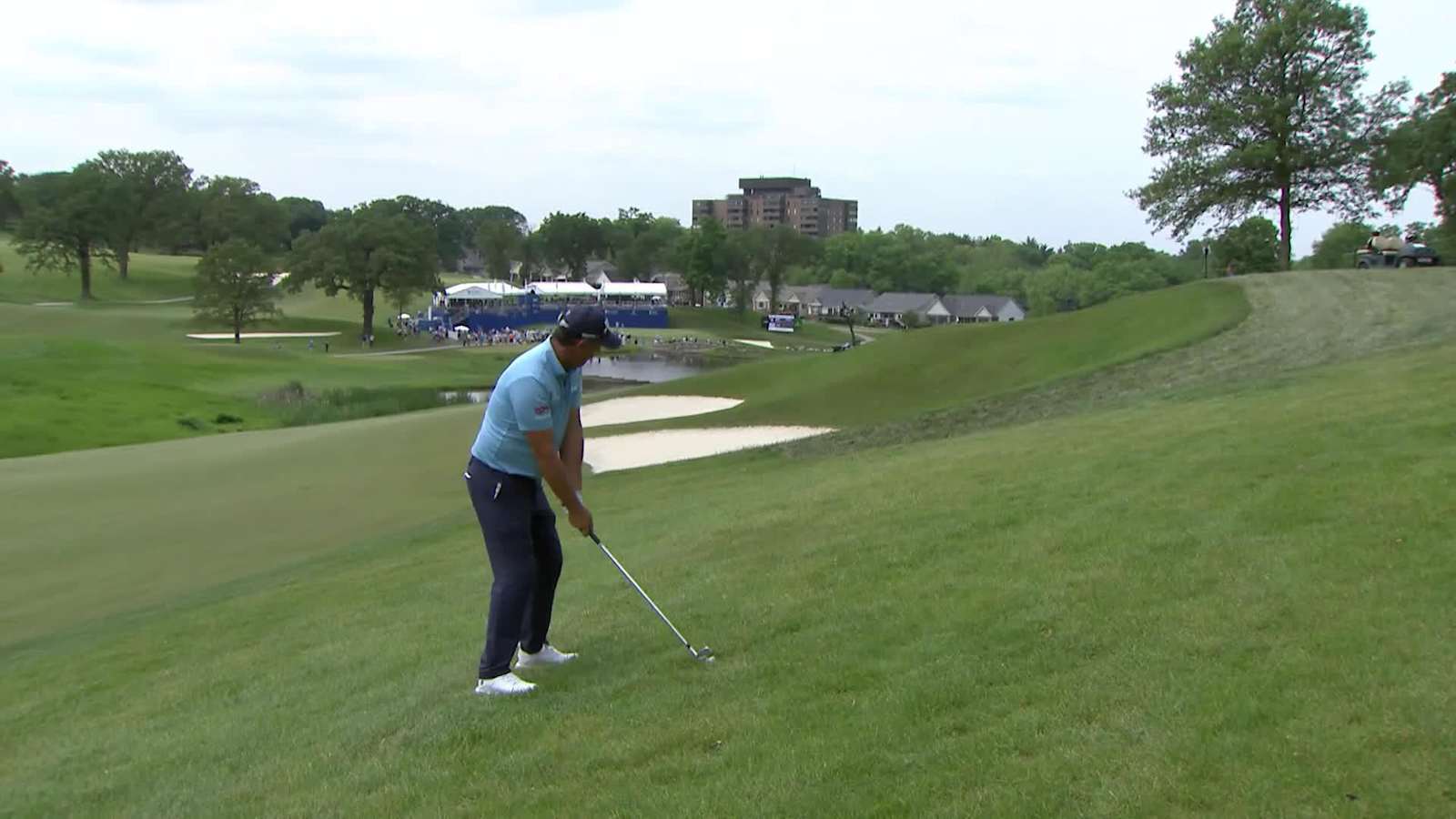 Padraig Harrington makes birdie on No. 16 at Principal Charity Classic