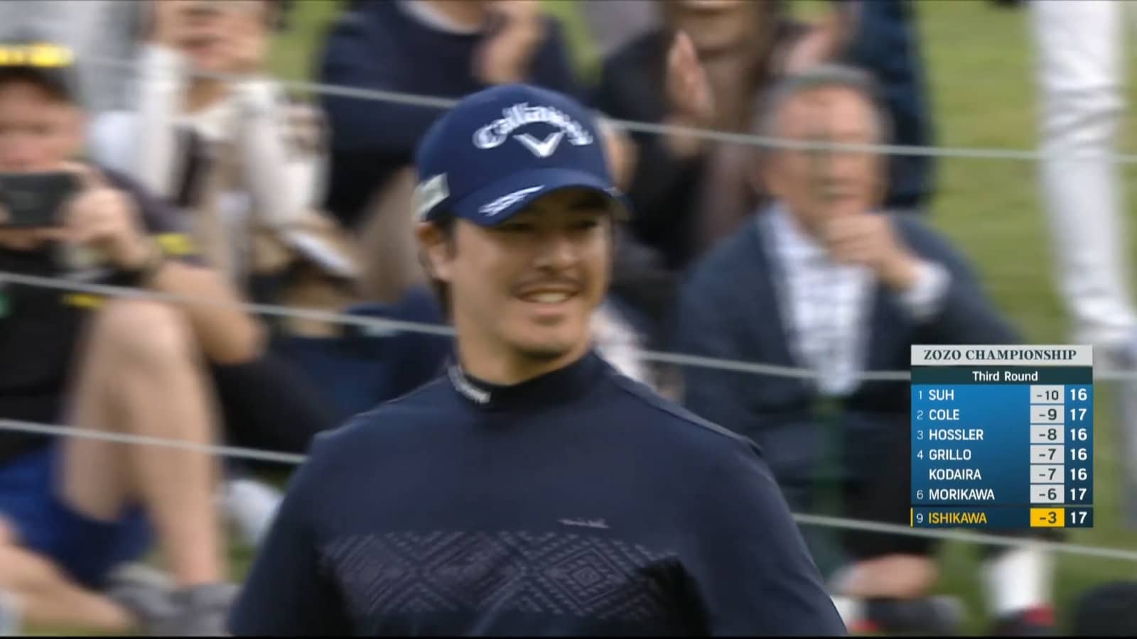 Ryo Ishikawa nearly chips-in for eagle at ZOZO CHAMPIONSHIP