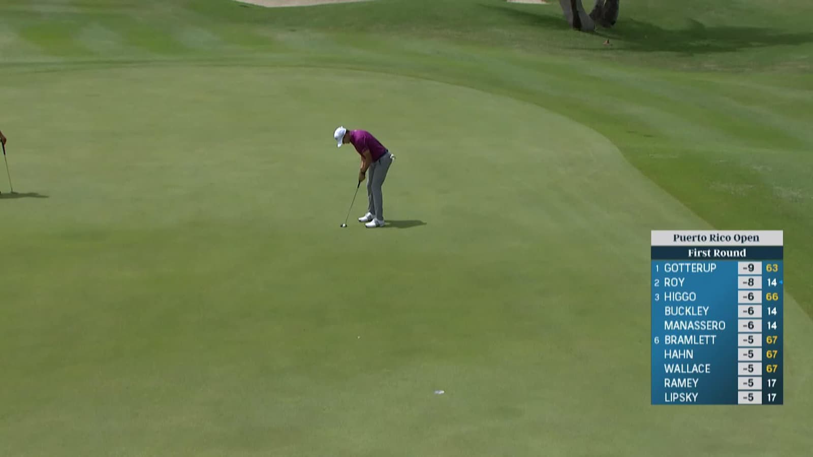 Adrien Dumont de Chassart makes birdie on No. 14 at Puerto Rico