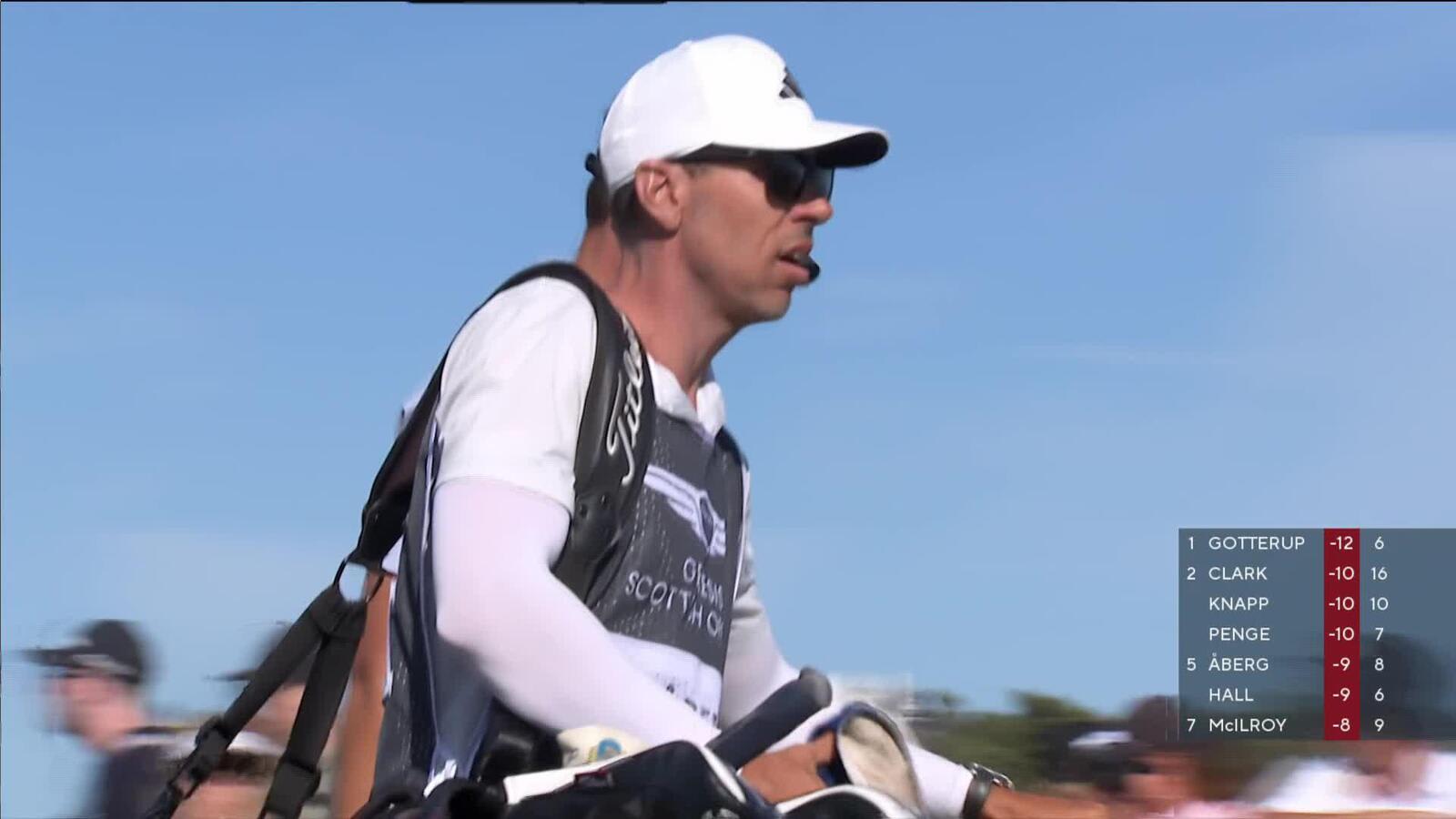 Ludvig Åberg's near-ace leads to birdie at Genesis Scottish Open
