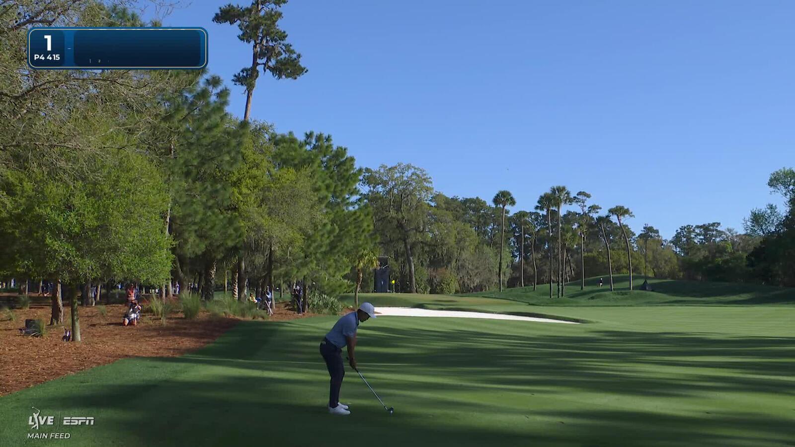 Takumi Kanaya hits 130-yard approach to 8 feet, sets up birdie on No. 1 at THE PLAYERS