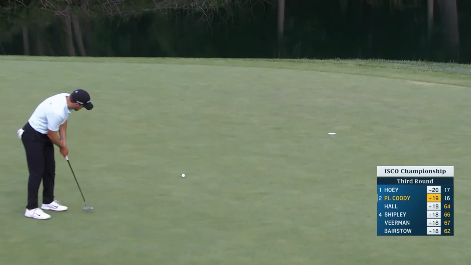 Pierceson Coody holes 19-footer for birdie at ISCO Championship