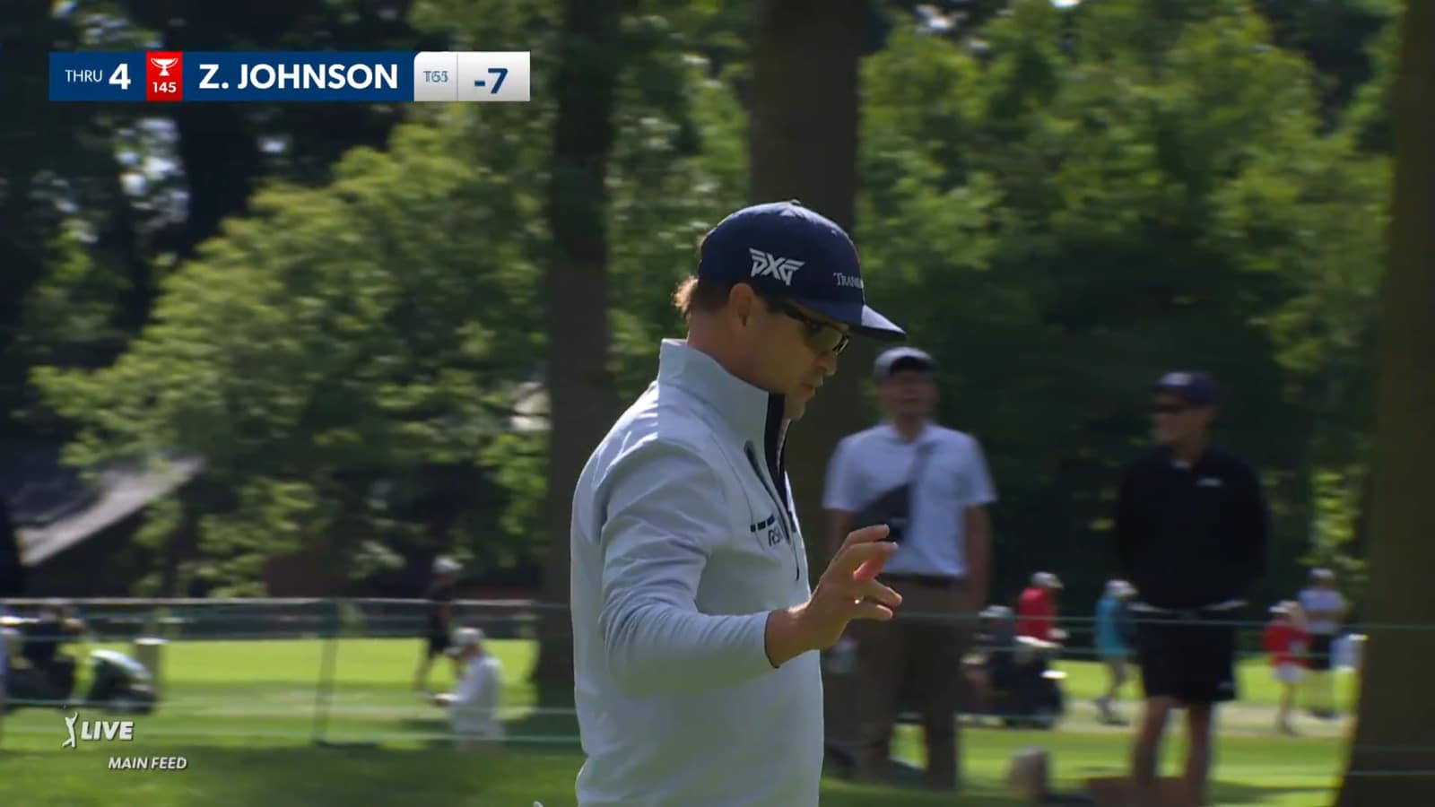 Zach Johnson makes birdie at Rocket Mortgage