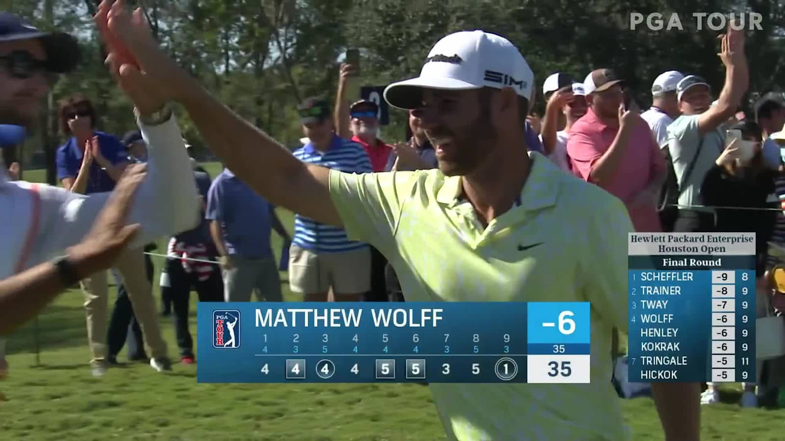 Matthew Wolff's amazing hole-in-one at Houston Open