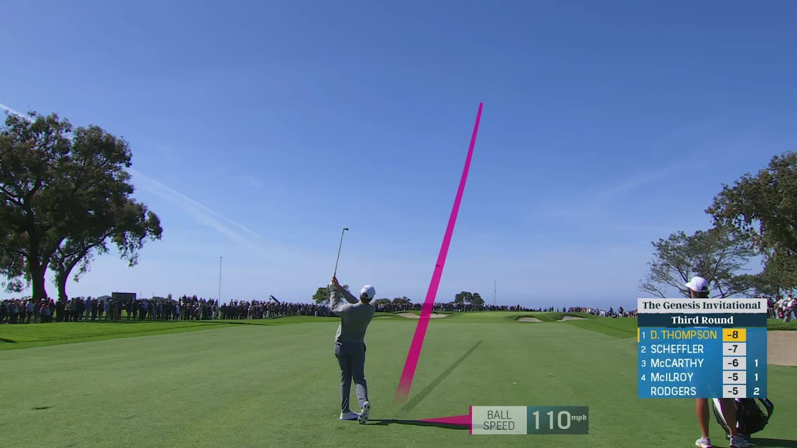 Davis Thompson opens his Saturday with birdie at The Genesis