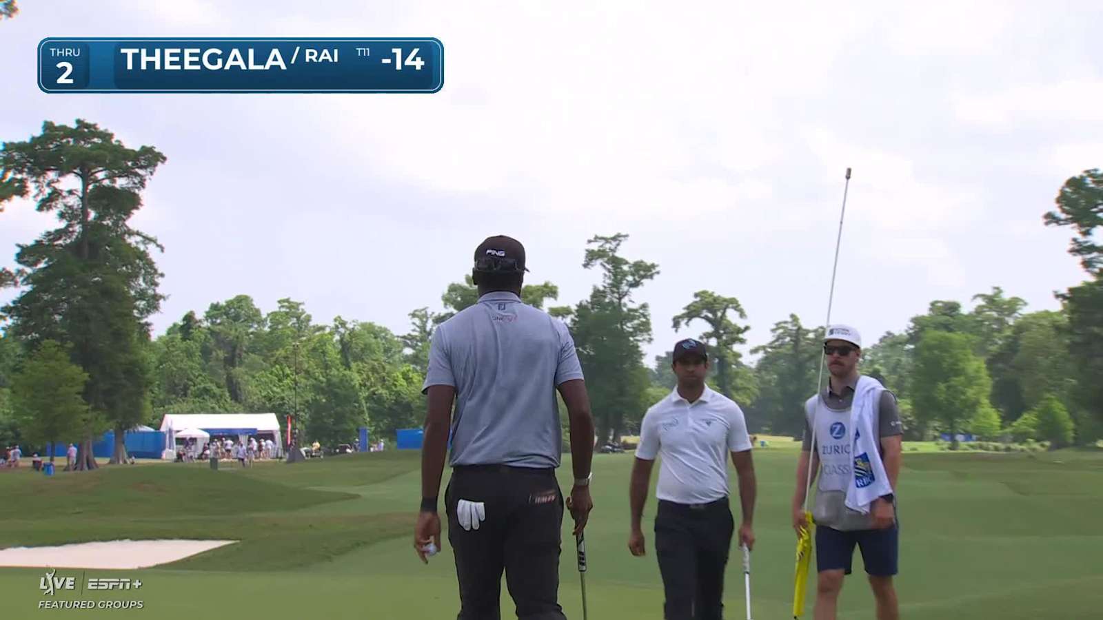 Sahith Theegala makes birdie on No. 2 at Zurich Classic