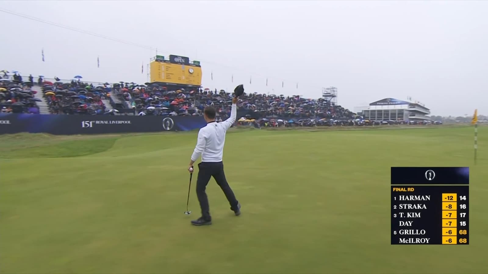 Matthew Jordan cards closing birdie at The Open