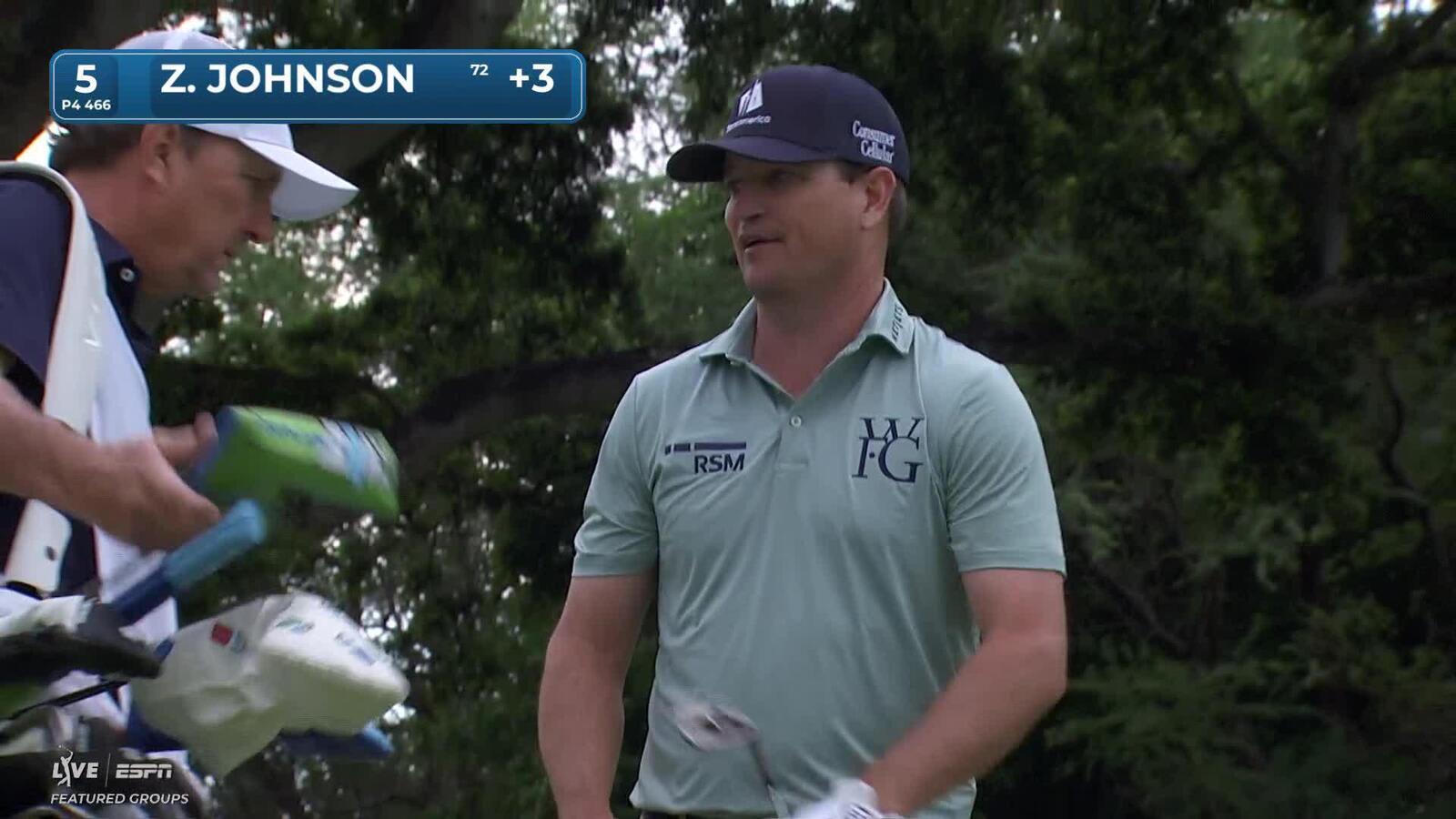 Zach Johnson hits 154-yard approach to 5 feet, sets up birdie on No. 5 at Sony Open