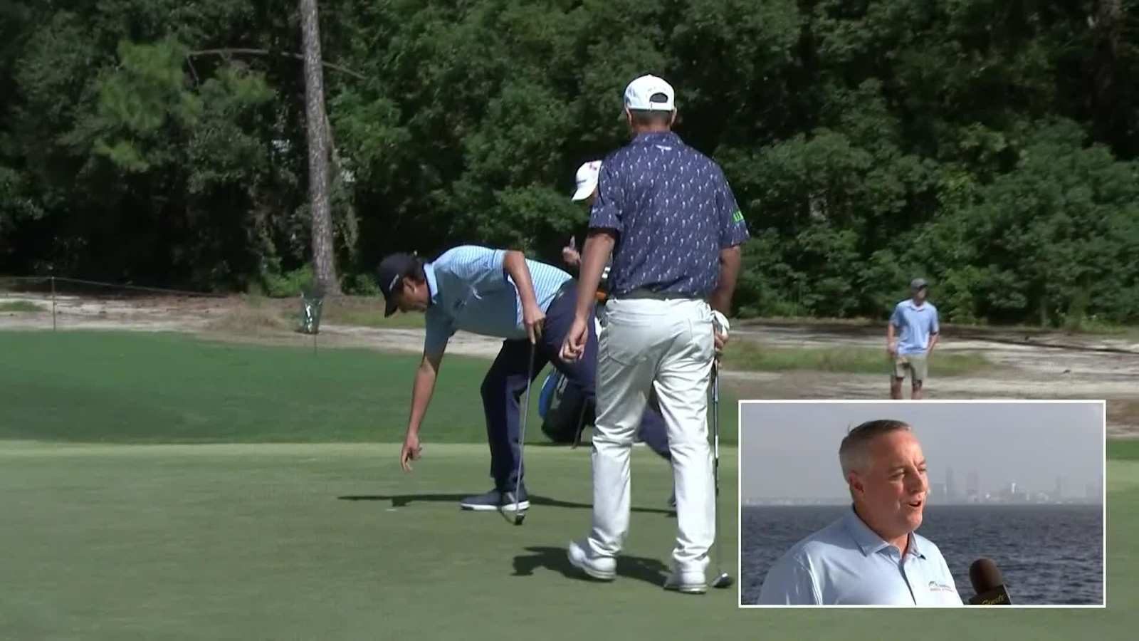 Billy Andrade converts birdie at FURYK & FRIENDS