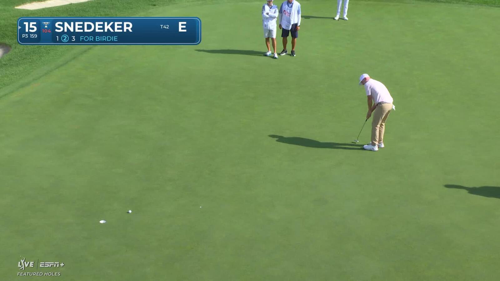 Brandt Snedeker makes birdie on No. 15 at Rocket Classic