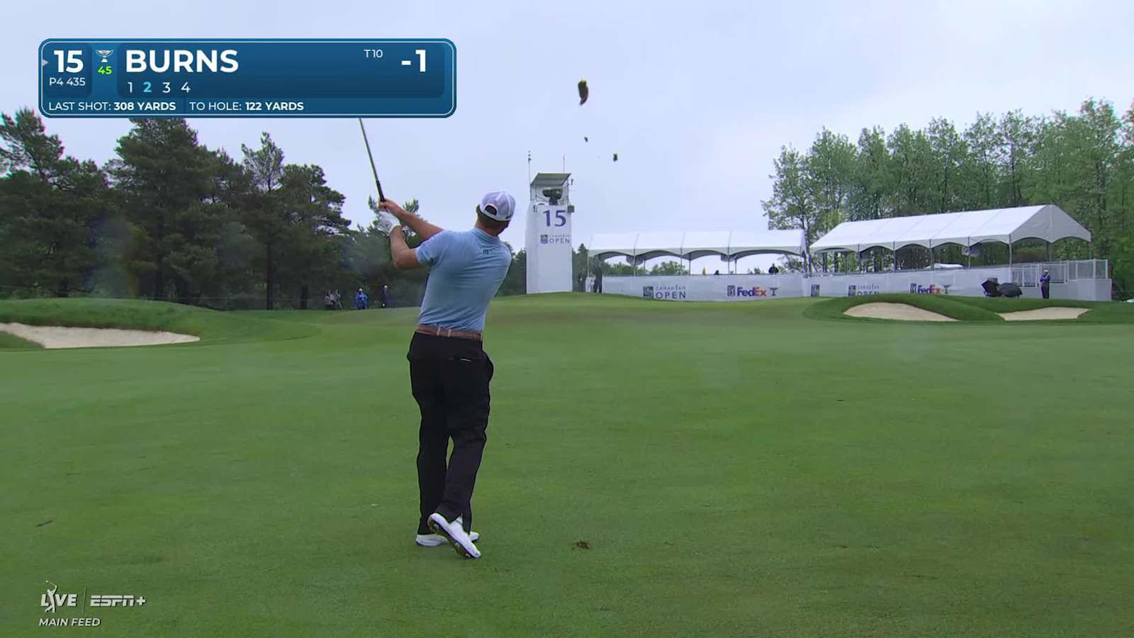 Sam Burns hits good approach to set up birdie at RBC Canadian