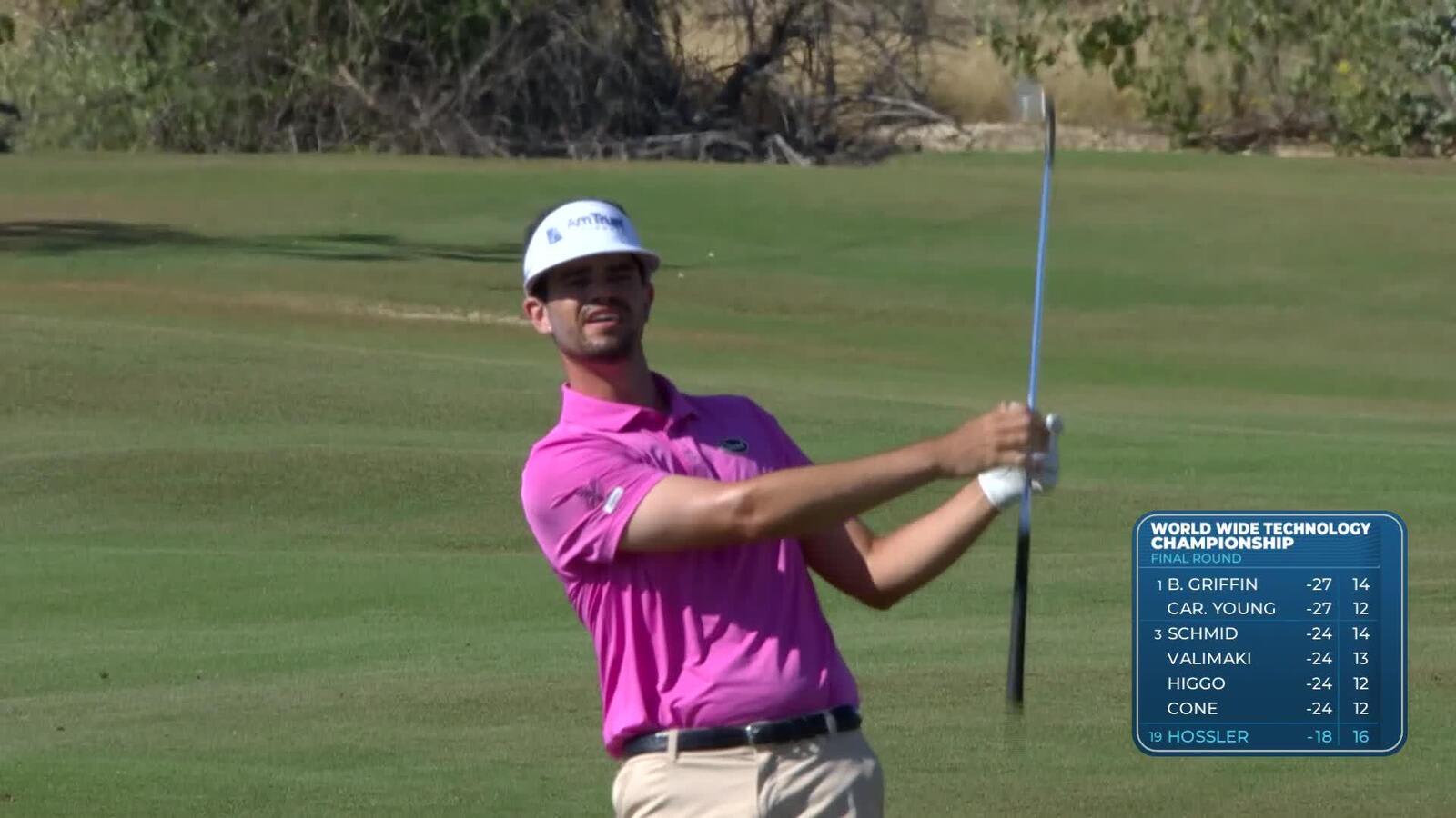 Beau Hossler makes birdie on No. 17 at World Wide Technology