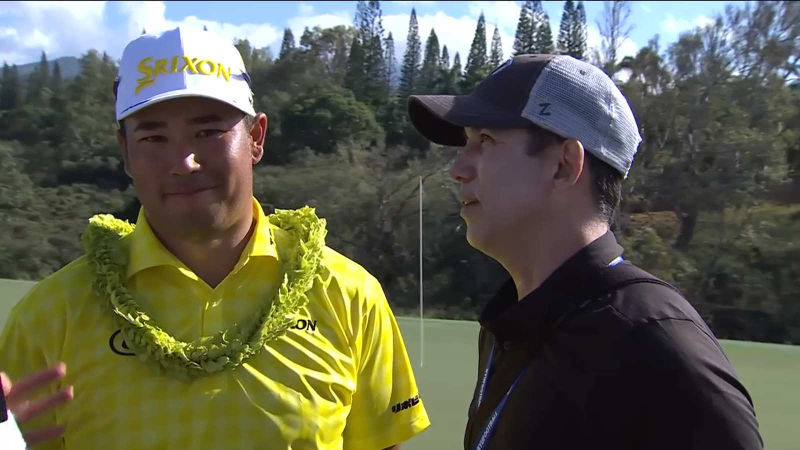 Hideki Matsuyama's interview after winning The Sentry