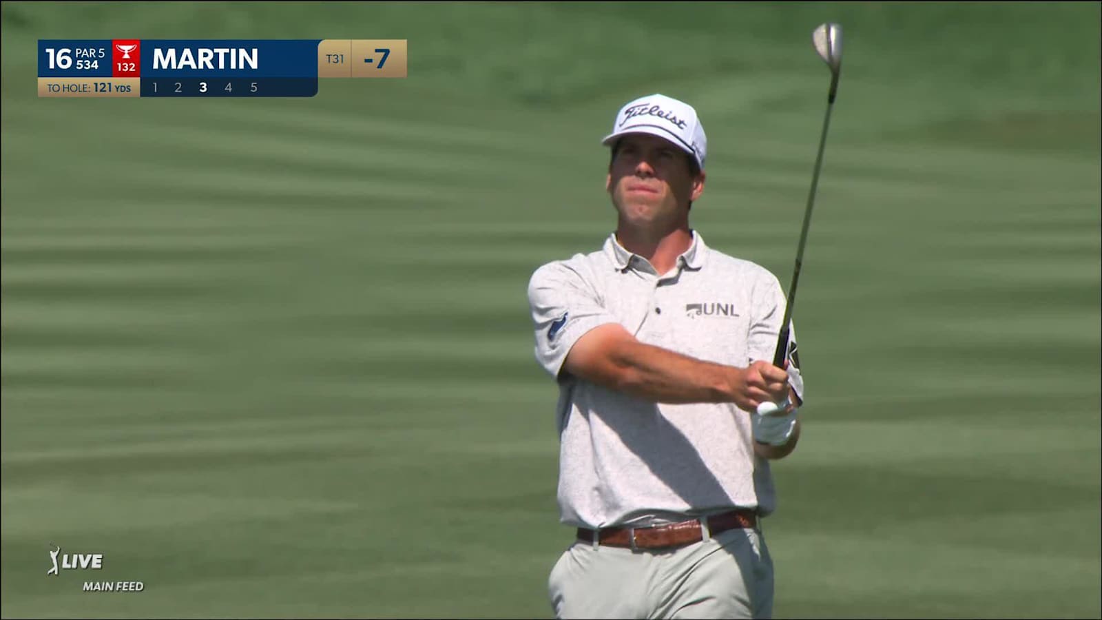 Ben Martin throws a dart from 121 yards and birdies at THE PLAYERS