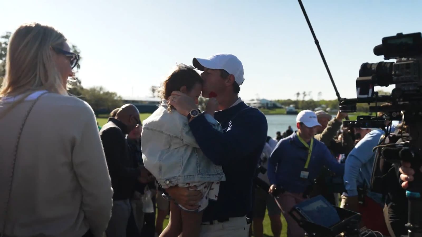 Rory McIlroy celebrates with family after win at THE PLAYERS