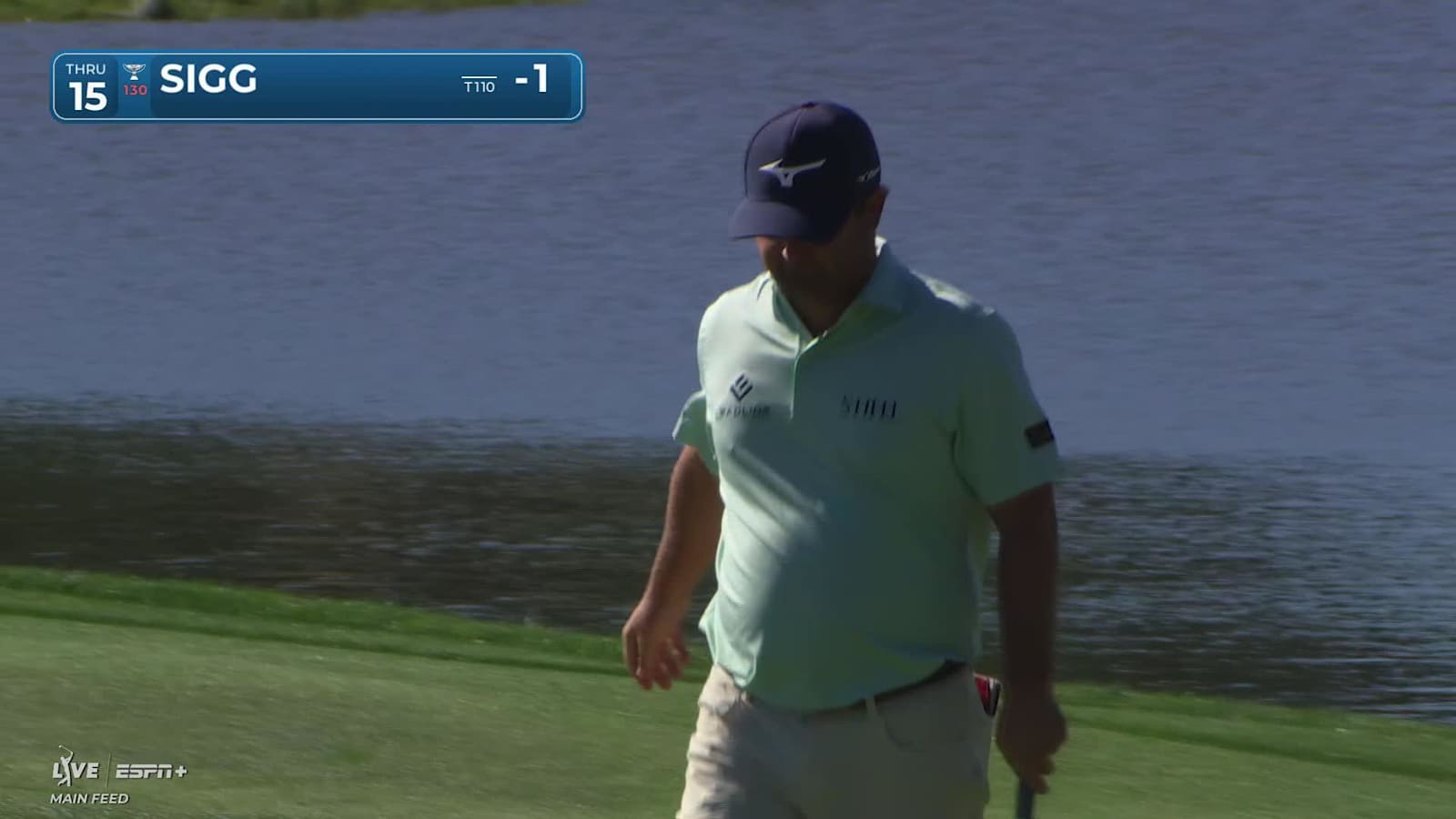 Greyson Sigg drains a 50-foot birdie putt at THE CJ CUP