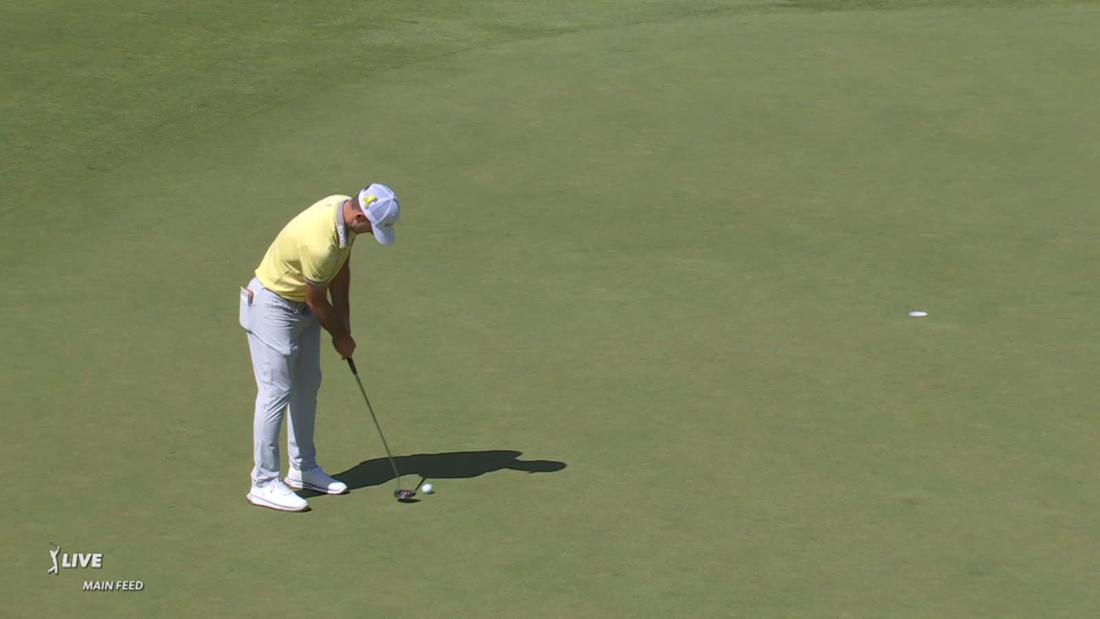 Denny McCarthy drains 15-foot birdie putt at the Memorial
