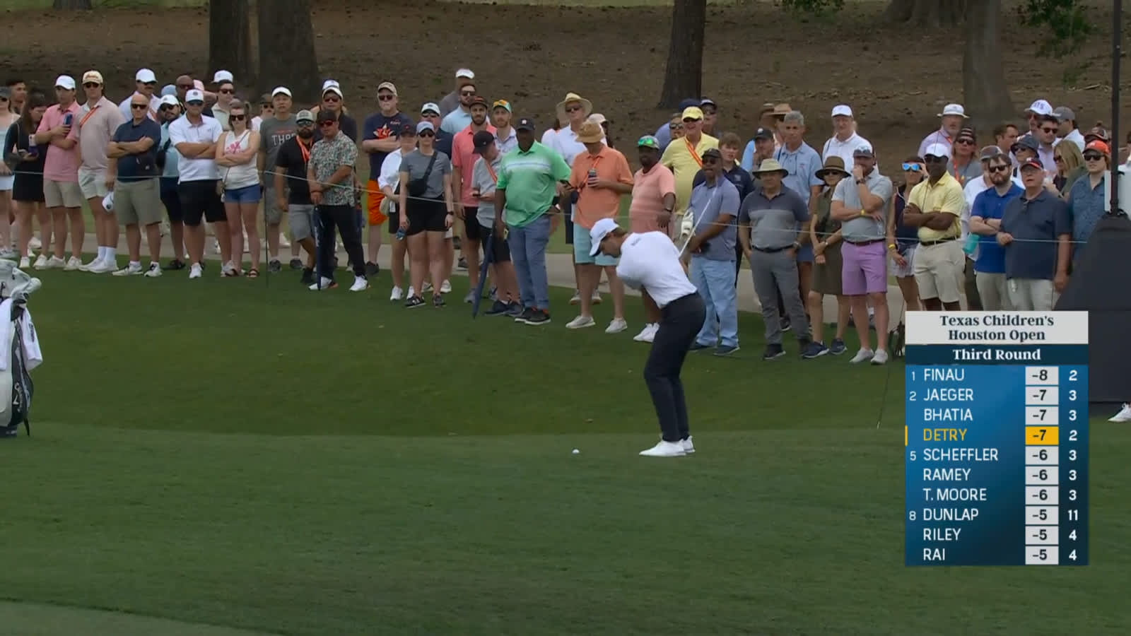 Thomas Detry spins flop shot to set up birdie at Houston Open
