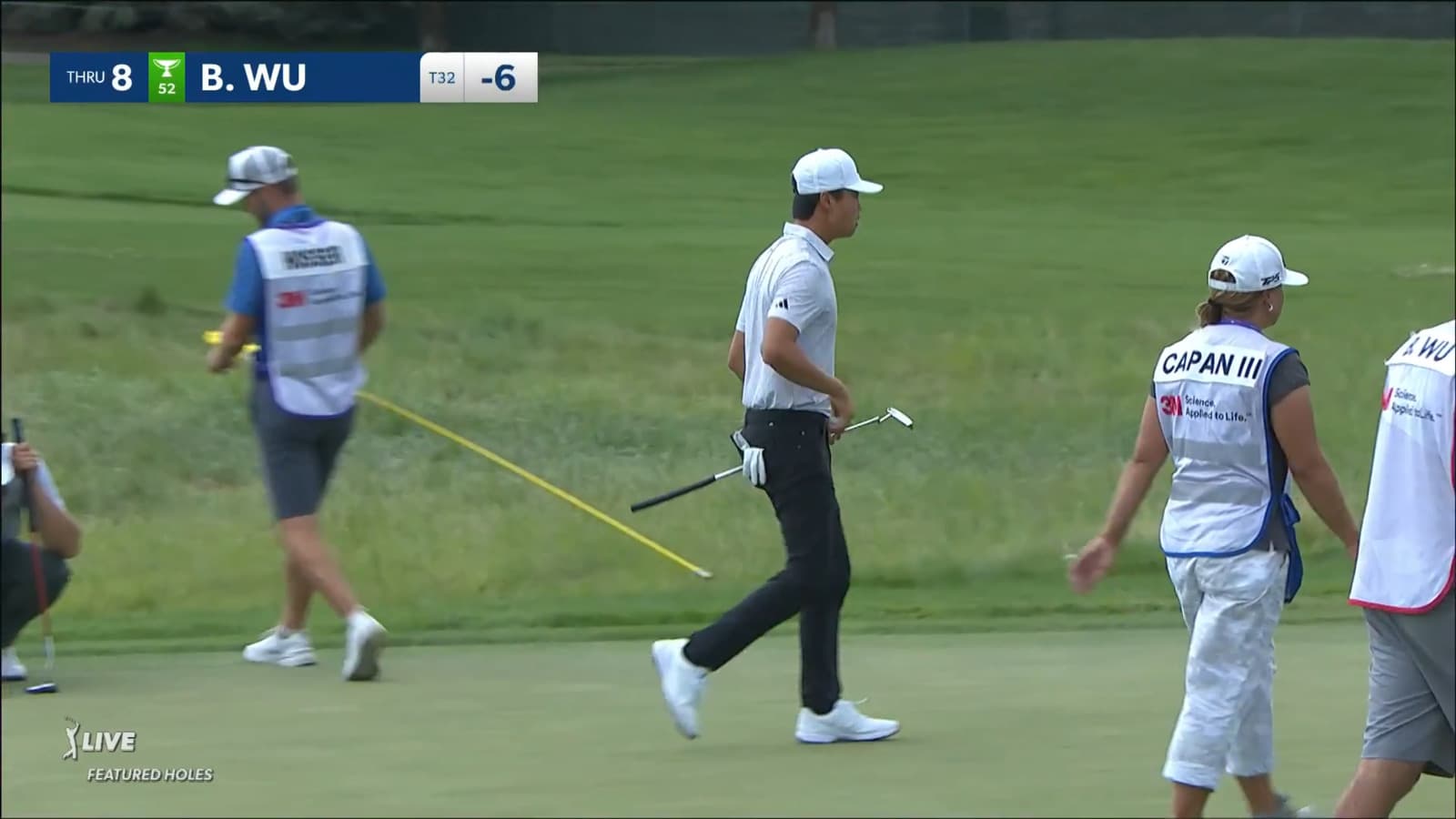 Brandon Wu makes birdie at 3M Open