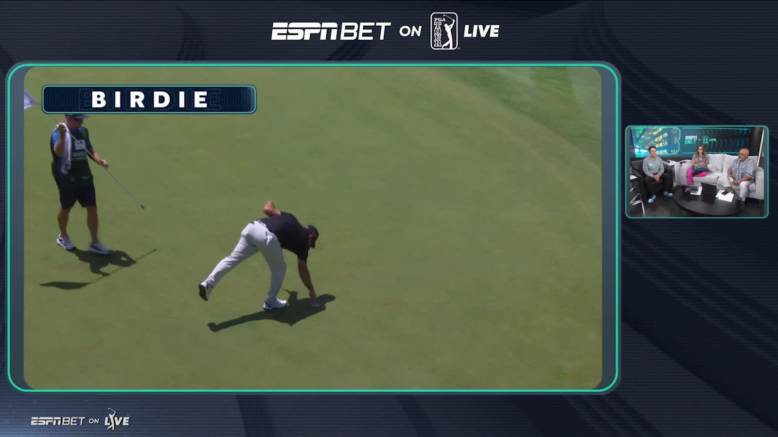 Ryan Fox makes birdie on No. 15 at Travelers