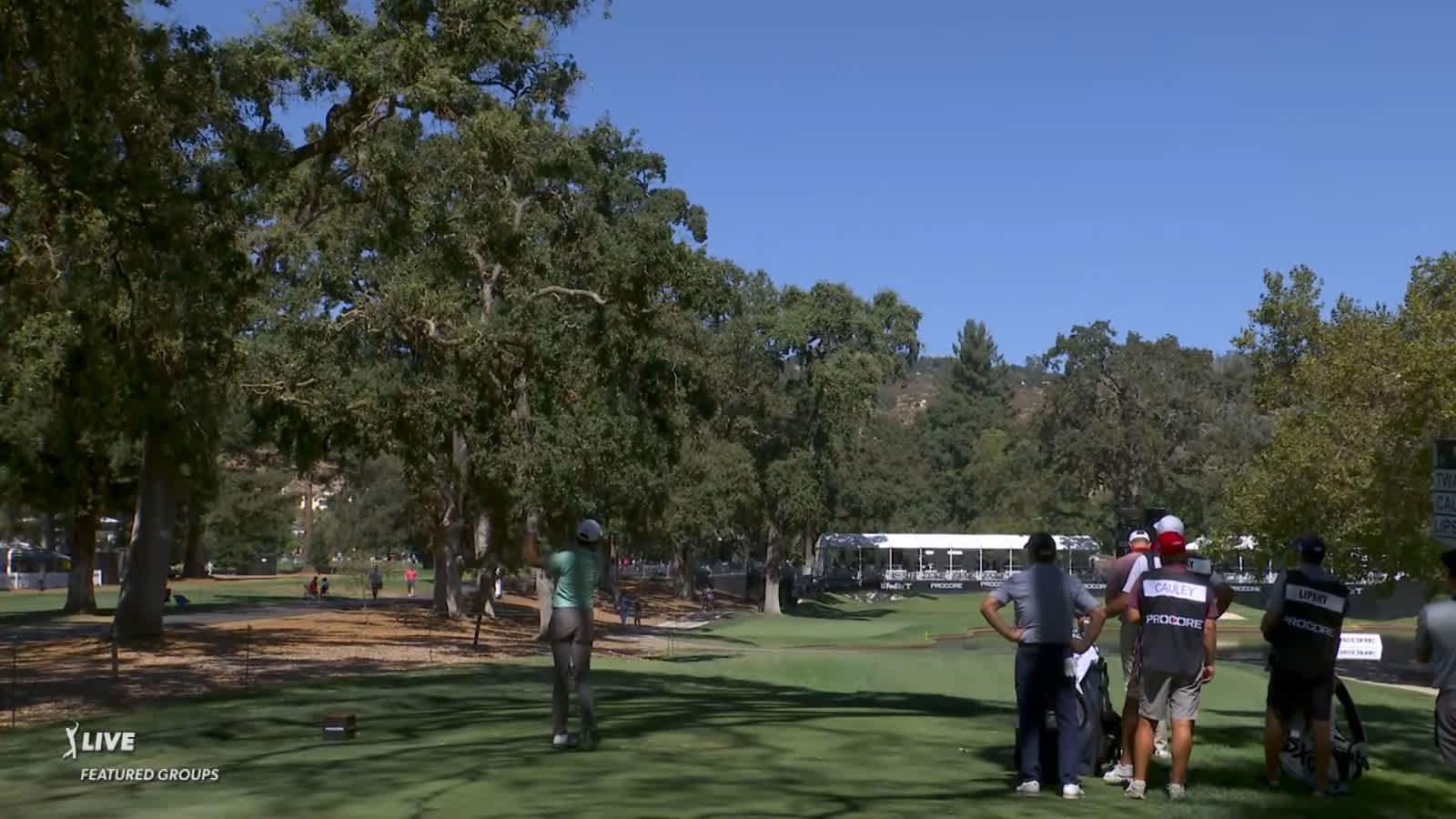 David Lipsky hits wonderful tee shot, which sets up birdie at Procore
