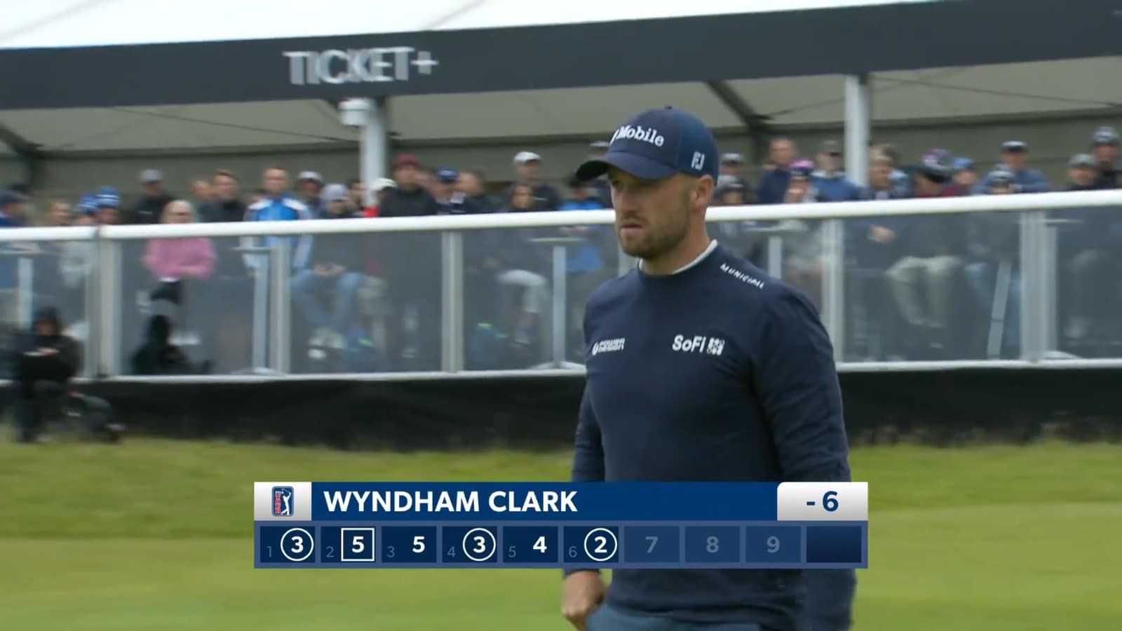 Wyndham Clark makes gutsy 7-foot birdie at Genesis Scottish Open