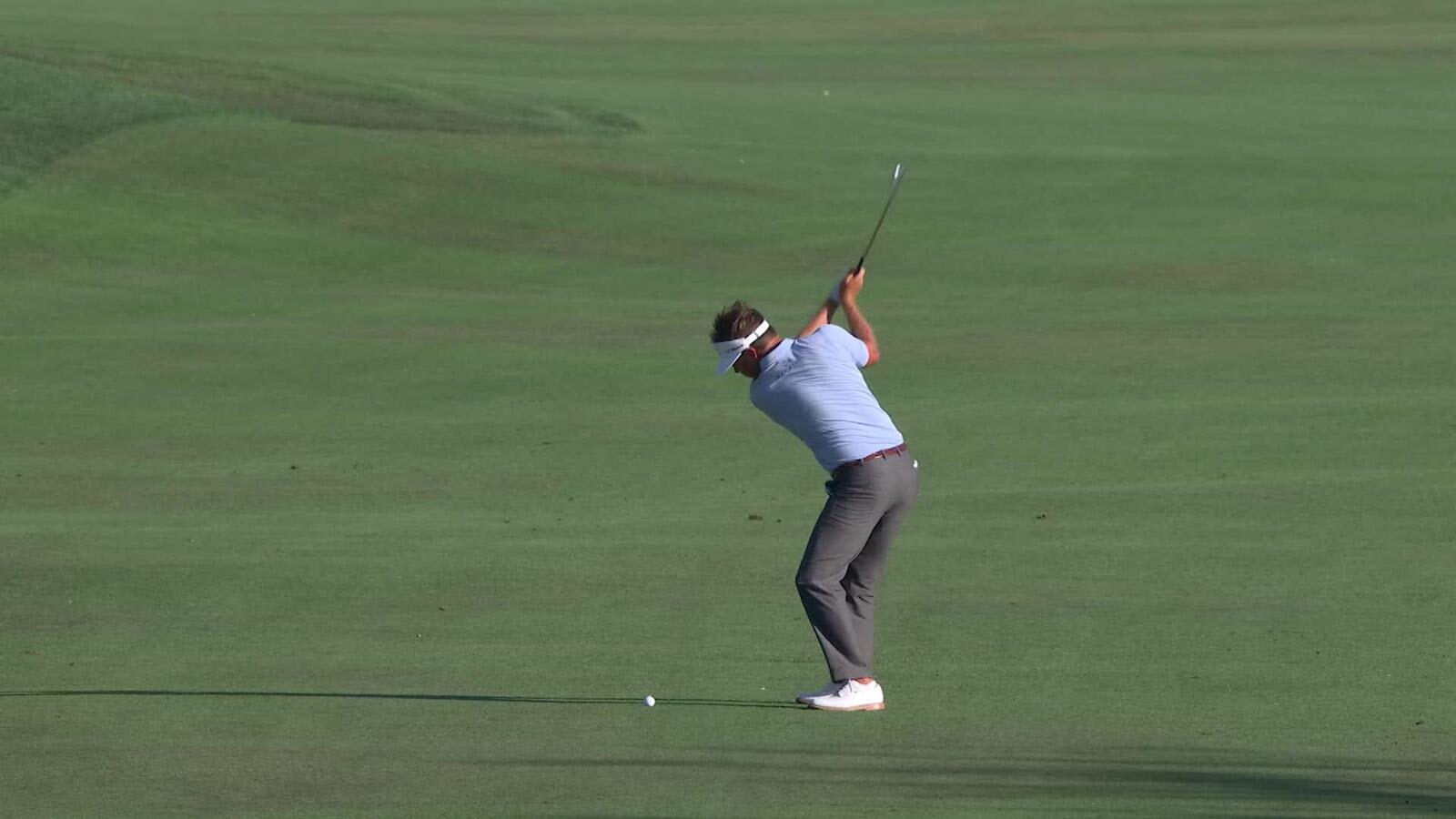 Keith Mitchell hits 230-yard approach to 8 feet, sets up birdie on No. 12 at Arnold Palmer