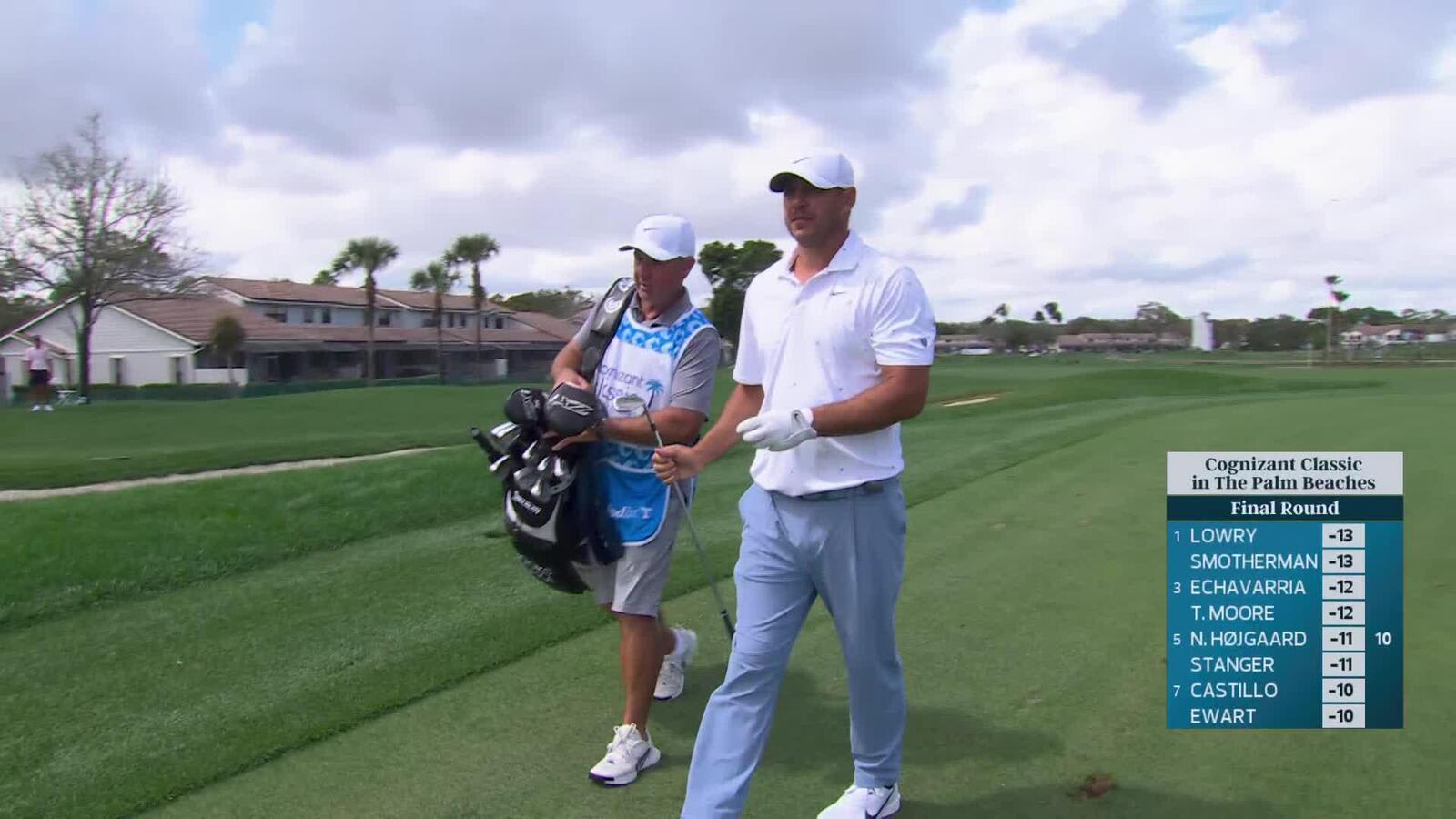 Brooks Koepka hits 128-yard approach to 8 feet, sets up birdie on No. 12 at Cognizant Classic