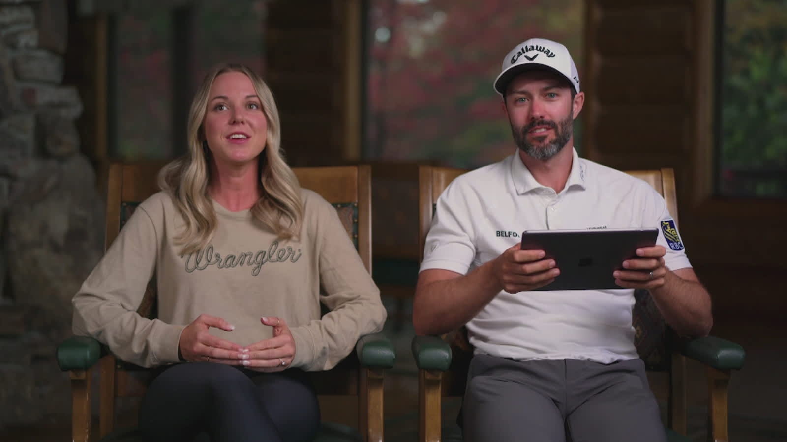 Jessica and Adam Hadwin look back on funny social media posts