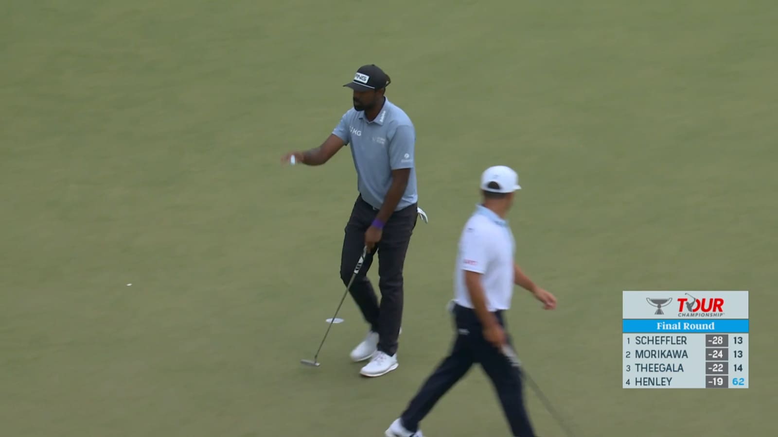 Sahith Theegala's quality second leads to birdie at TOUR Championship