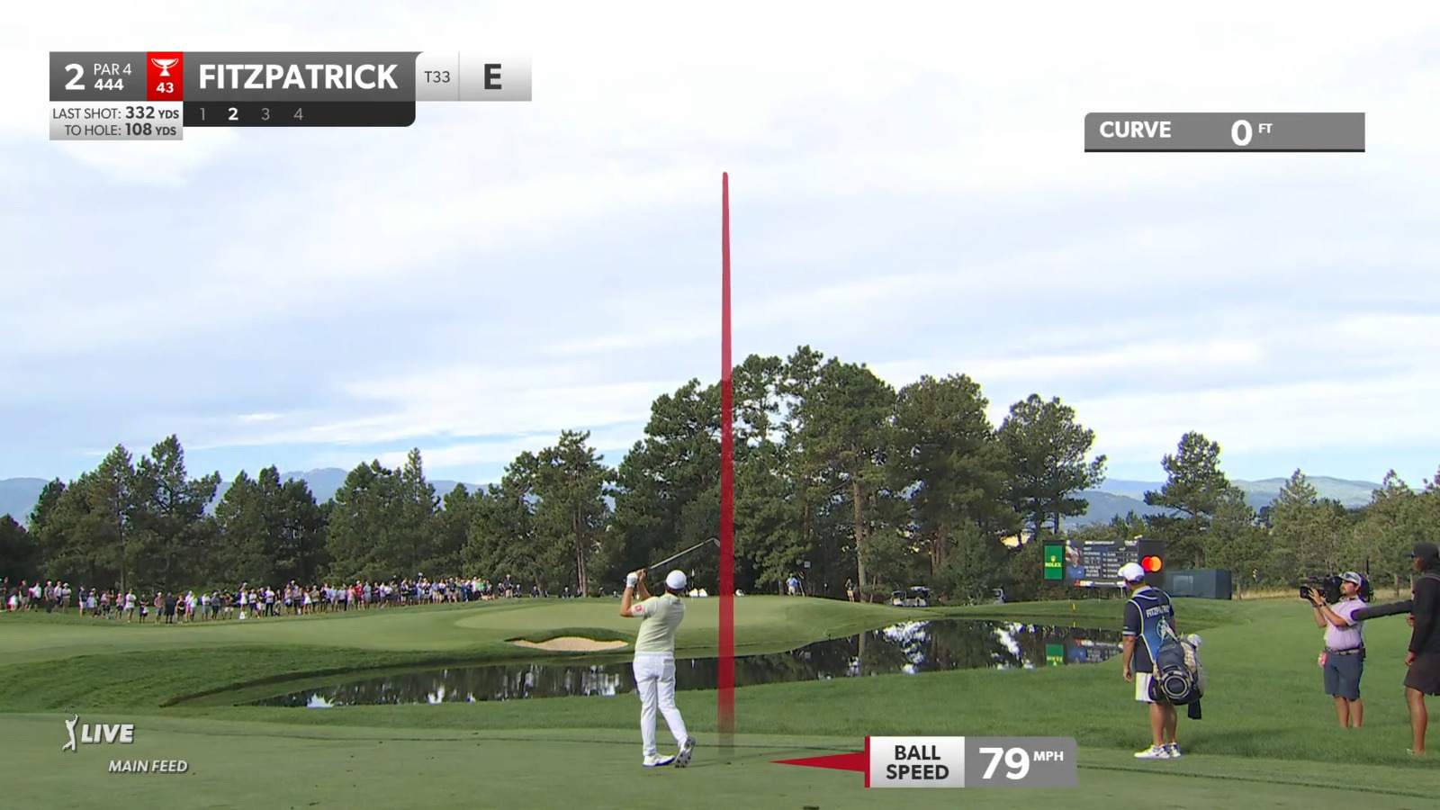 Matt Fitzpatrick's excellent approach leads to birdie at BMW Championship