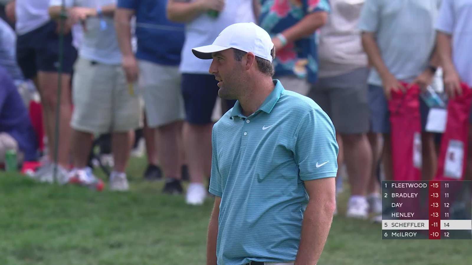 Scottie Scheffler makes birdie on No. 15 at Travelers