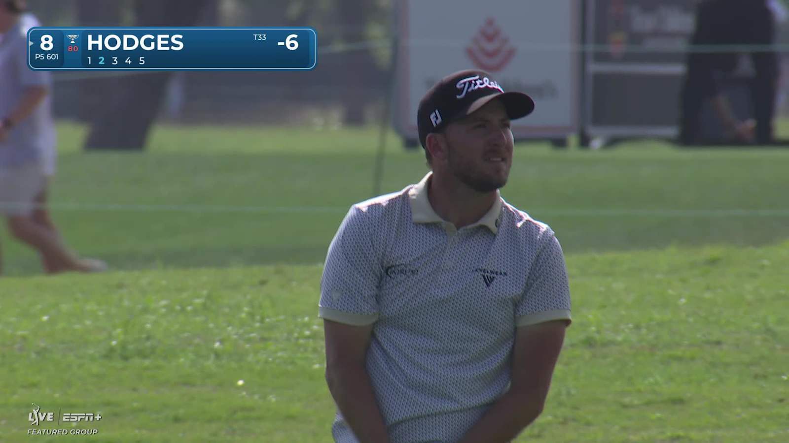 Lee Hodges makes birdie on No. 8 at Houston Open