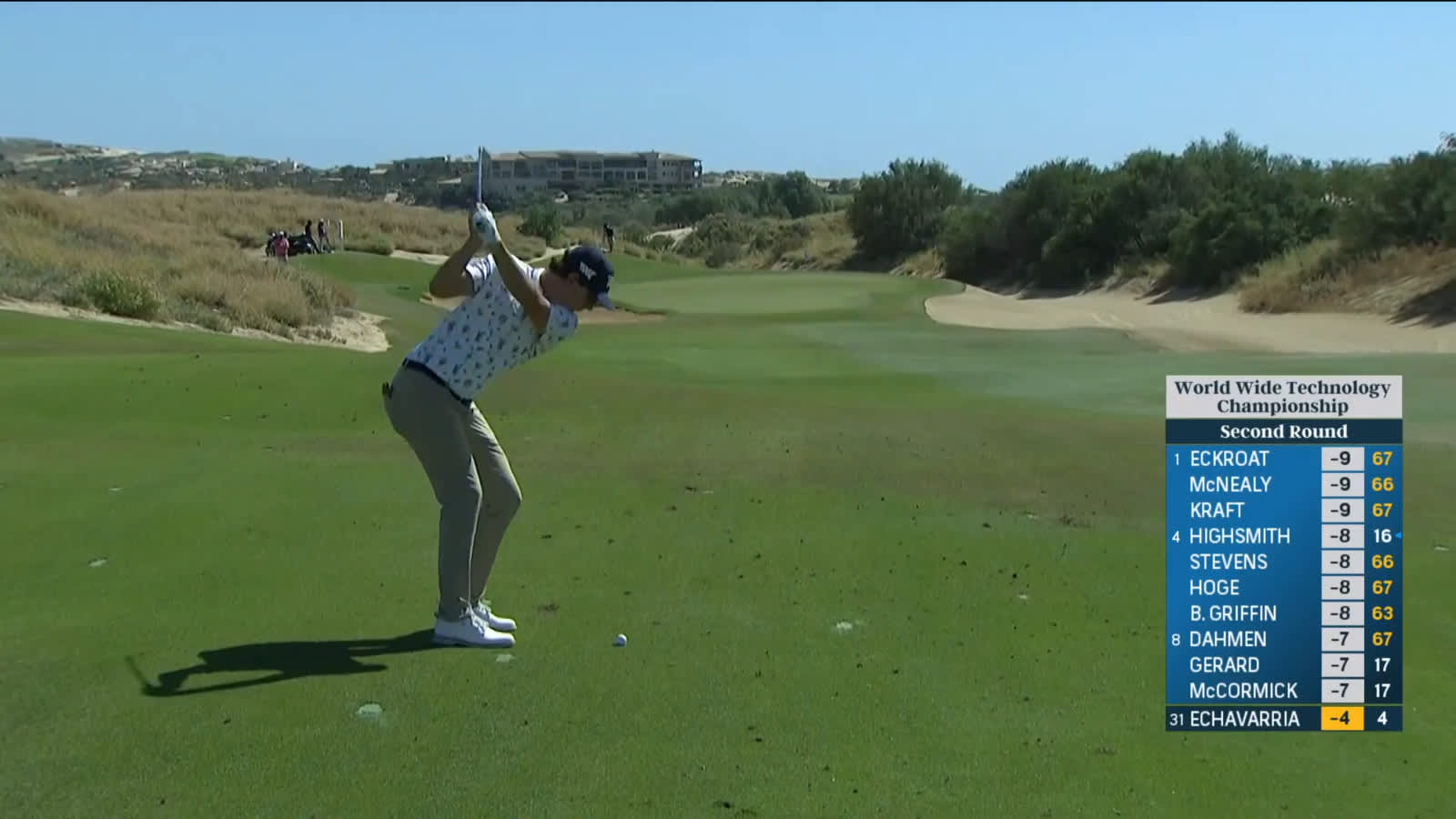 Nico Echavarria sticks it tight to yield birdie at World Wide Technology