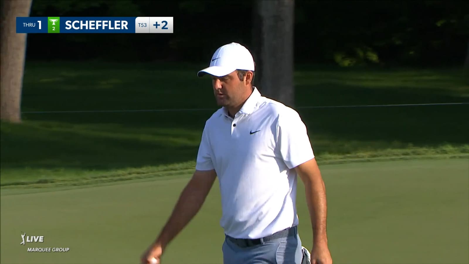 Scottie Scheffler spins approach shot in to 6-feet at the Memorial