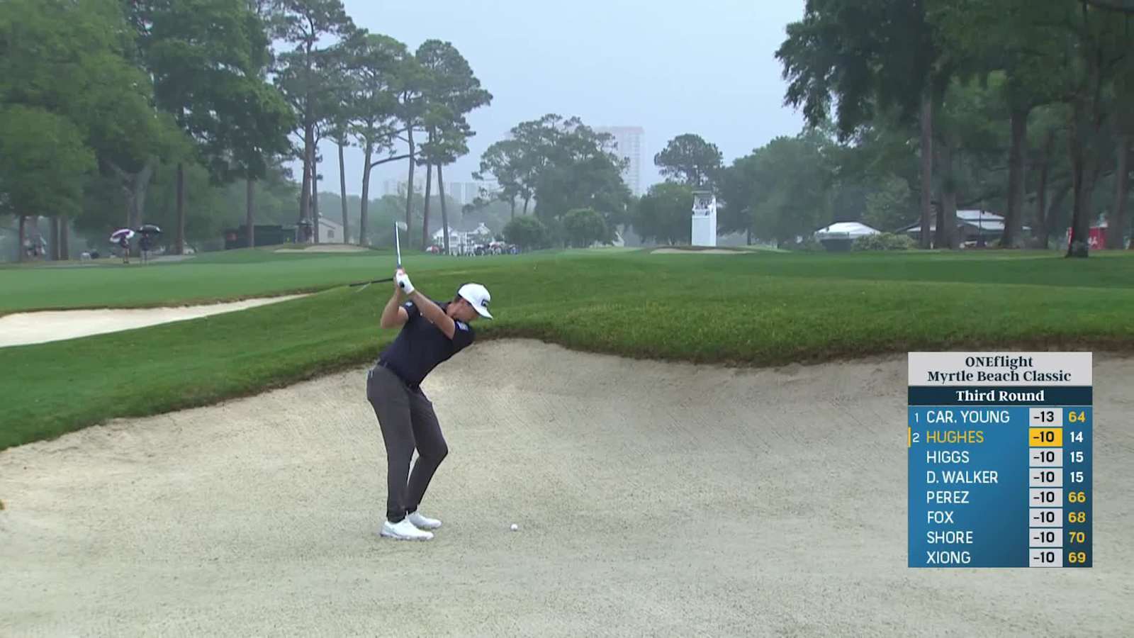 Mackenzie Hughes makes birdie on No. 15 at ONEflight Myrtle