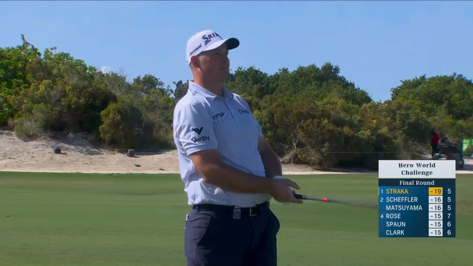 Sepp Straka makes birdie on No. 6 at Hero World Challenge
