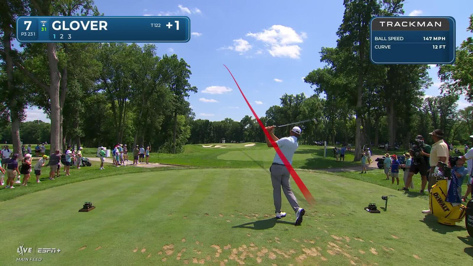 Lucas Glover nearly aces No. 7 at John Deere