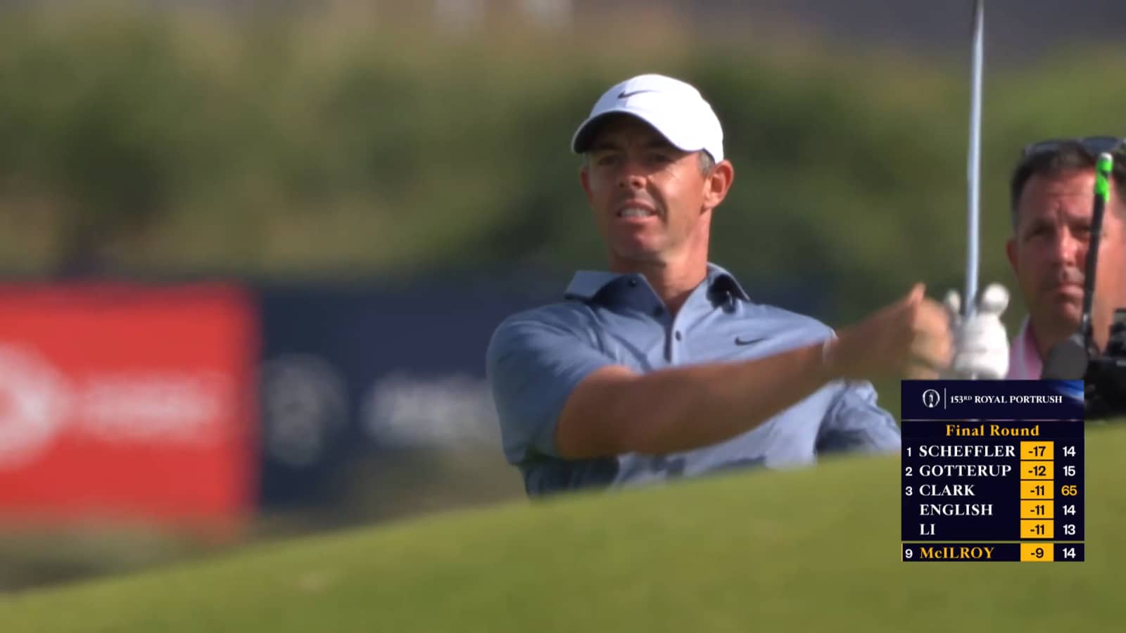 Rory McIlroy flights wedge perfectly to set up birdie at The Open