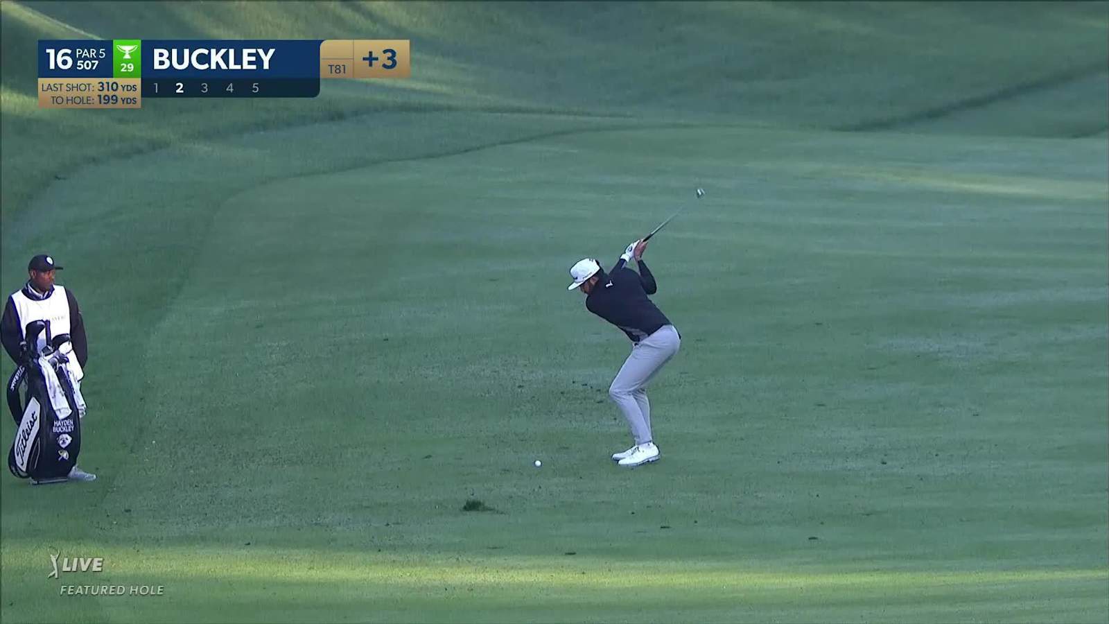 Hayden Buckley reaches in two to set up birdie at THE PLAYERS