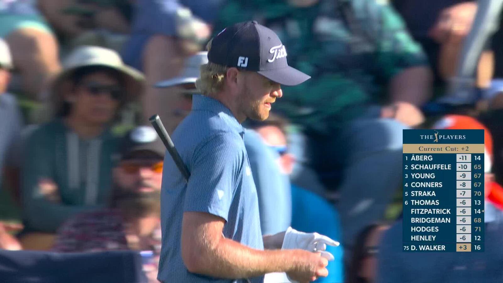 Danny Walker hits 146-yard drive to 11 feet, sets up birdie on No. 17 at THE PLAYERS