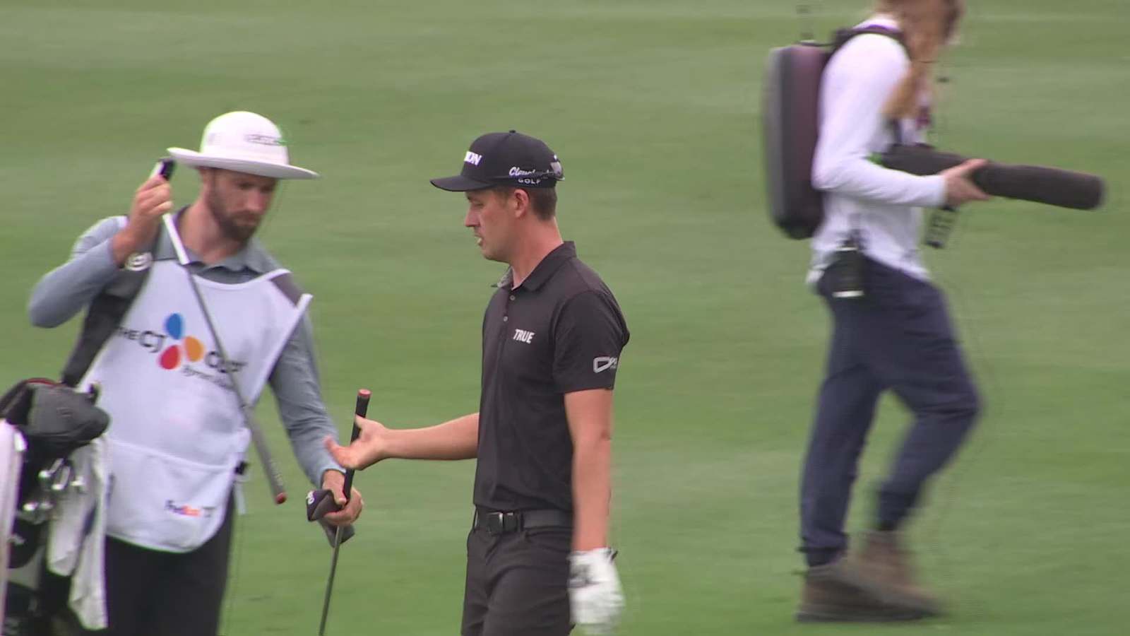 Andrew Putnam makes birdie on No. 18 at THE CJ CUP